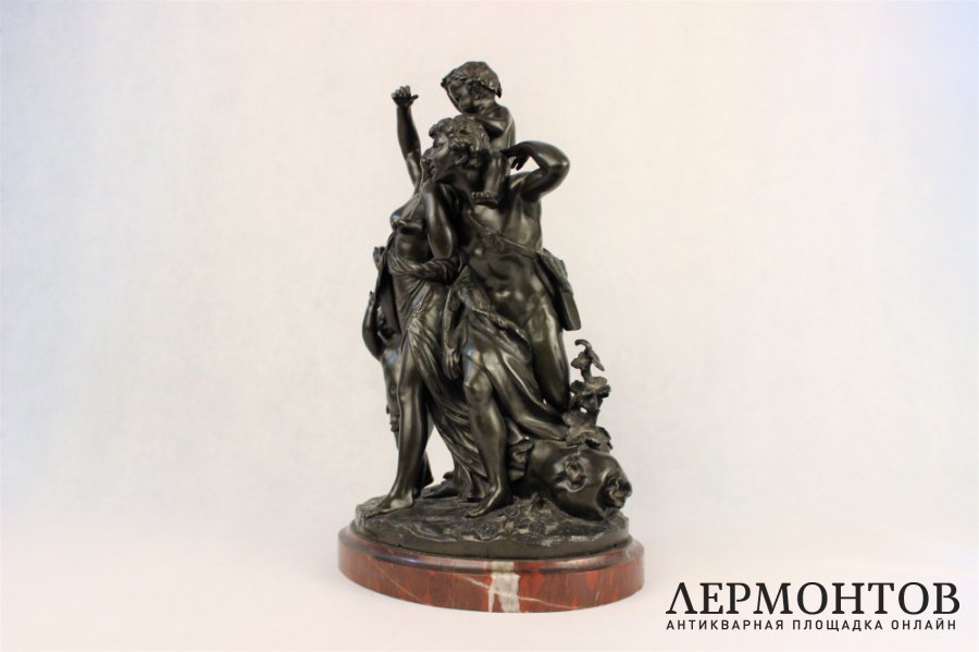 Скульптура. Семья Бахуса. Бронза. Clodion. Франция. Кон. XIX в.