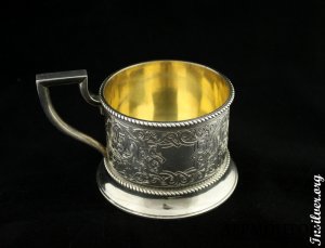 Подстаканник Хлебников. Серебро 84. Россия