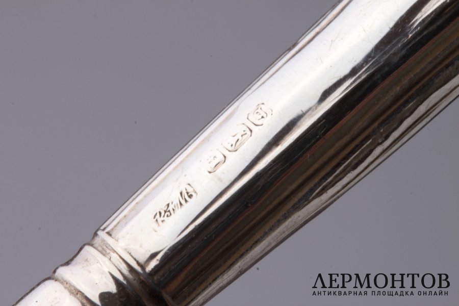 Десертный набор на 6 персон. Вилки и ножи. 1933 год. Серебро 925 пробы. Англия