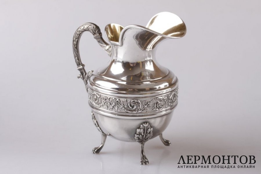 Чайный и кофейный сервиз Vaguer. Серебро 950 пробы. Франция