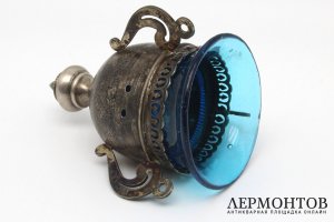 Лампада со стеклянным вкладышем. Серебро 84 пробы. Российская империя, 1895 год.