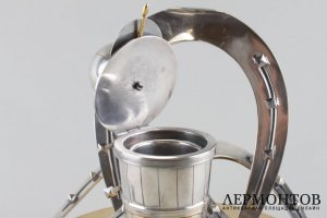 Чернильница. Англия, 2 половина 19 в. Латунь.