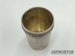 Стопка. Россия, фирма К. Фаберже, нач. 20 века. Серебро 84 пробы.