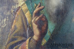 Икона. Св. Василий. Дерево. Российская Империя, XIХ век.
