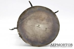 Подставка под бутылку, русский стиль. Серебро 84 пробы. Россия, 1889 г. 