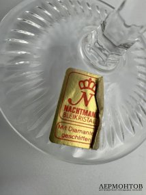 Набор рюмок на 6 персон. Цветной хрусталь, Nachtmann, Германия, 20 век