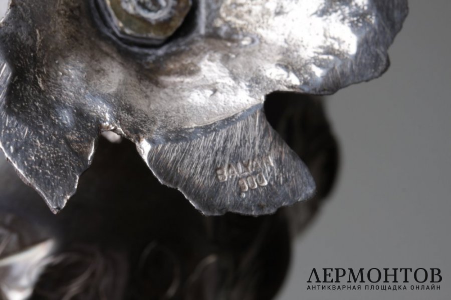Парные ароматницы. Азия, фирма Balyan, Damarsanat. Серебро 900 пробы, литье, чеканка.
