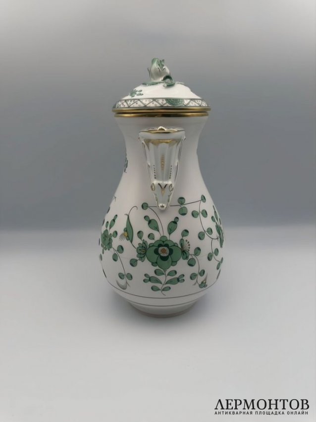 Кофейник «Индийская живопись». Фарфор, роспись, Meissen, Германия, 2-я половина 20 века