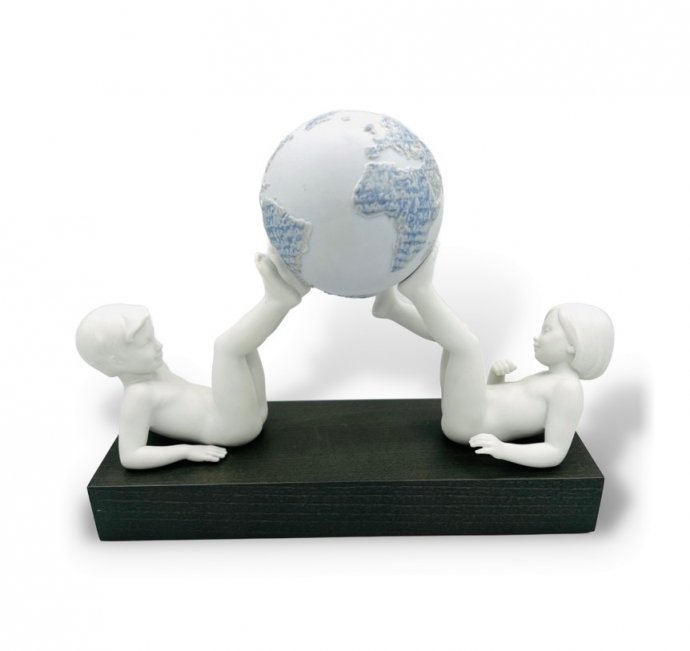 Статуэтка «Братство». Фарфор, роспись, Lladro, Испания, современная работа