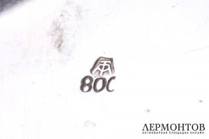 Вазочка с флоральным узором. Серебро 800 пробы. Конец XIX в. Италия