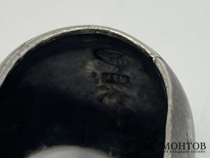 Щипцы для сахара. Россия, 19 век. Серебро 84 пробы.