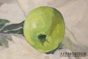 Картина Дунчев С. Натюрморт с яблоками. 1973 год.