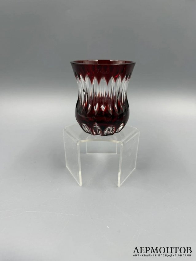 Набор стопок «Tsar», 6 цветов. Цветной хрусталь, Faberge, Франция