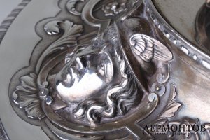 Ваза на подставке. Центрпис. Серебро 826 пробы. Michelsen. Дания.