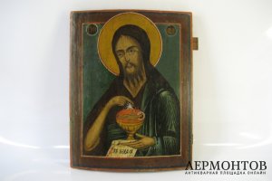 Икона. Иоанн Креститель. Дерево. Российская Империя, XIХ век.