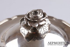 Супница в классическом стиле. Серебро 915 пробы. Испания, пер. пол. XX века.