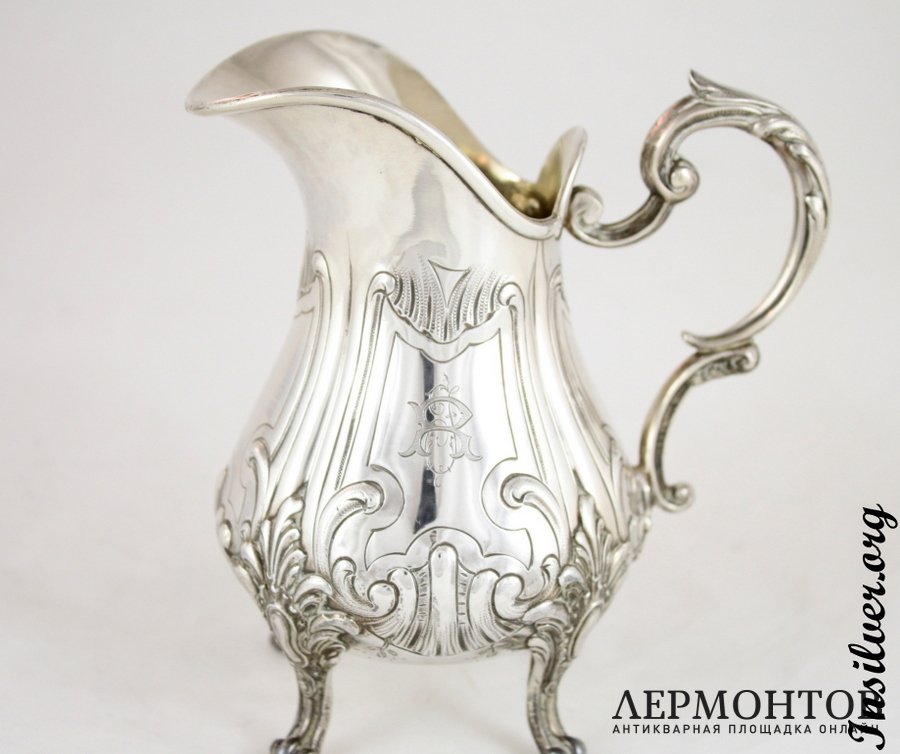Чайно-кофейный сервиз Gross . Серебро 950. Франция
