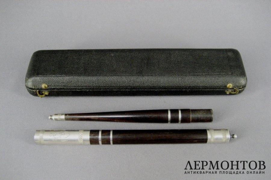 Дирижерская палочка. Дерево, серебро 950 пробы. Франция, XIX век. 