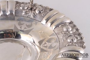 Многофункциональная ваза с ручкой. Португалия, середина 20 в. Серебро 800 пробы.