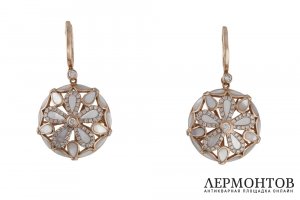 Серьги David Diamond. Золото 750. 0.69 ct. Австрия