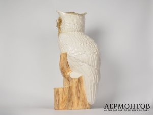 Статуэтка «Сова». Фарфор, Ronzan, Италия, 1970–1980 годы
