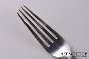 Вилка. Серебро 84 пробы. И.Губкин.Российская империя.  1856г.
