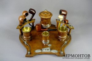 Большая подставка для курительных трубок. Европа, рубеж XIX-ХХ веков. 