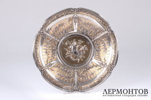 Блюдо в стиле Empire. Серебро 950. Франция