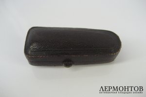 Мундштук. Золото 585 пробы, янтарь. Европа.
