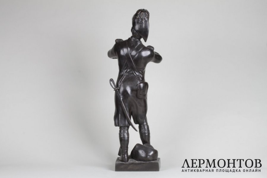 Скульптура Гренадер. Франция, Париж, по модели Dumage, 1888 г. Бронза. Экспертиза.