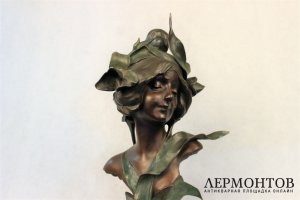 Скульптура. Флора. Бронза. Julien Causse. Франция.