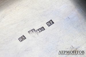 Портсигар Никольс и Плинке. Серебро 84 пробы. Российская империя