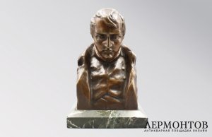Бюст Наполеон Бонапарт. Франция, Париж, Muller, кон. 19 в. Бронза, мрамор. 
