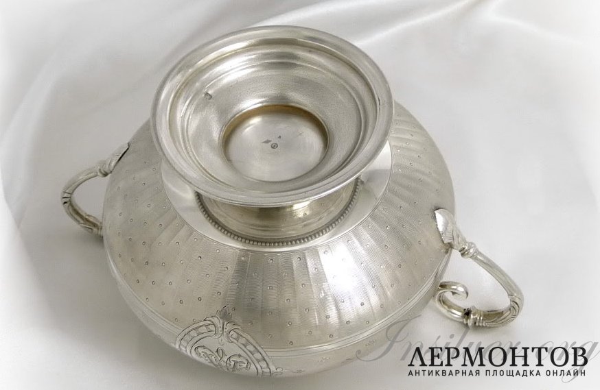 Сахарница Harleux. Серебро 950. Франция 