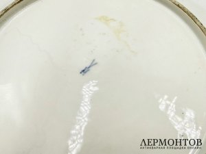 Блюдо Галантные сцены. Германия, Meissen, 18 век. Фарфор, роспись.