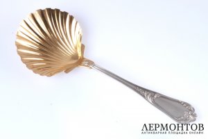 Набор для клубники Ollier et Caron. Серебро 950. Франция