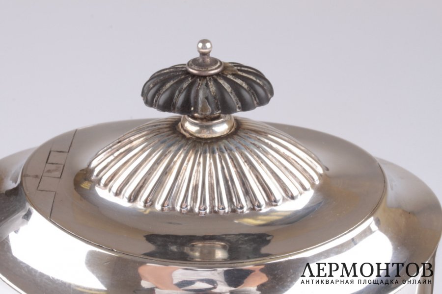 Кофейник G amp S Co. Серебро 925. Англия