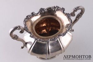 Сахарница. М.Лыков. Серебро 84 пробы. Российская империя. 1840 г.