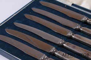 Набор ножей в коробке. 6 шт. 1938 год. Шеффилд. Англия