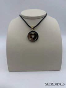 Кулон «Tondo Heart». Жёлтое золото 750 пробы, сталь, Bvlgari, Италия