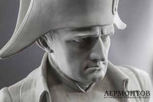 Бюст большой Наполеон I Бонапарт. Бисквит. Россия, Кузнецов, начало 20 века. 