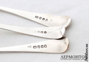 Десертный сервировочный набор. Серебро 925. Англия