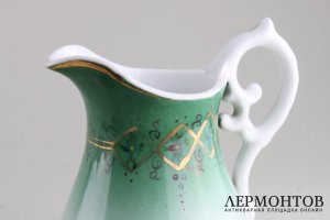 Молочник.Фарфор, роспись. Фабрика Кузнецова. Российская империя, 1890-1910е годы