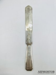 Нож для писем и бумаг. Серебро 84 пробы, Россия, 1899–1908 годы