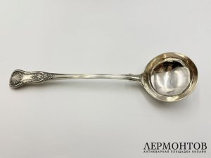 Крюшонница Скачки. Россия, 15 артель, 1900-е гг. Серебро 84 пробы, хрусталь.