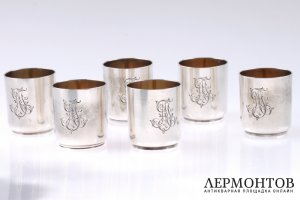 Ликерный набор. Серебро 84 пробы. Российская империя