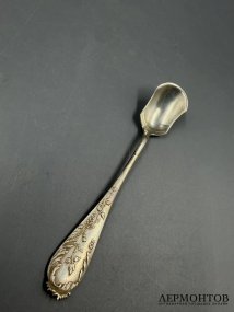Совочек для сахара. Серебро 84 пробы, Болин, мастер К. Линке, Россия