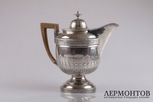 Большой кувшин для воды и вина. MсMullin, серебро 900 пробы. США