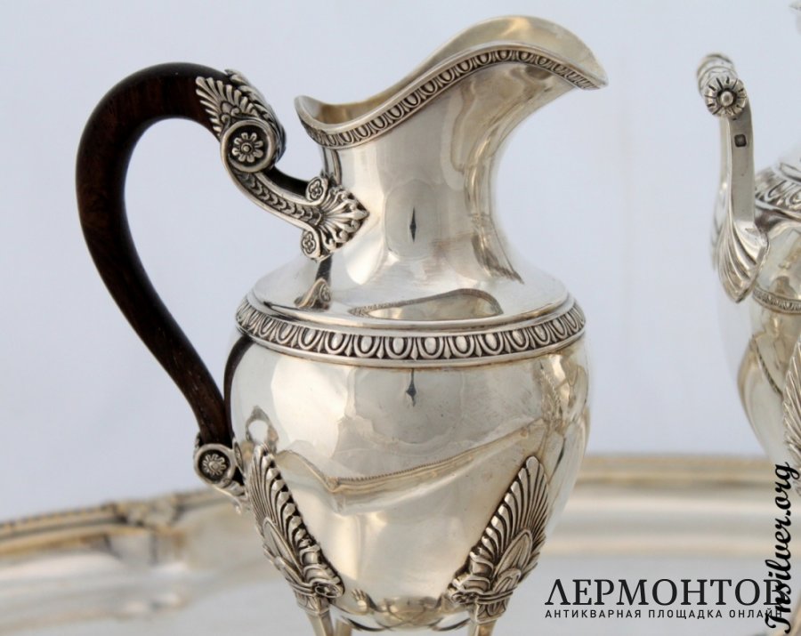 Сервиз Berger Nesme. Серебро 950 пробы. Франция