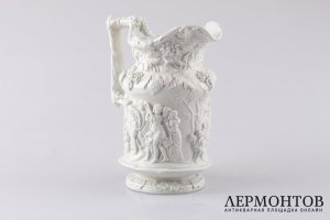 Кувшин c вакхом Charles Meigh. Фаянс, середина XIX века.